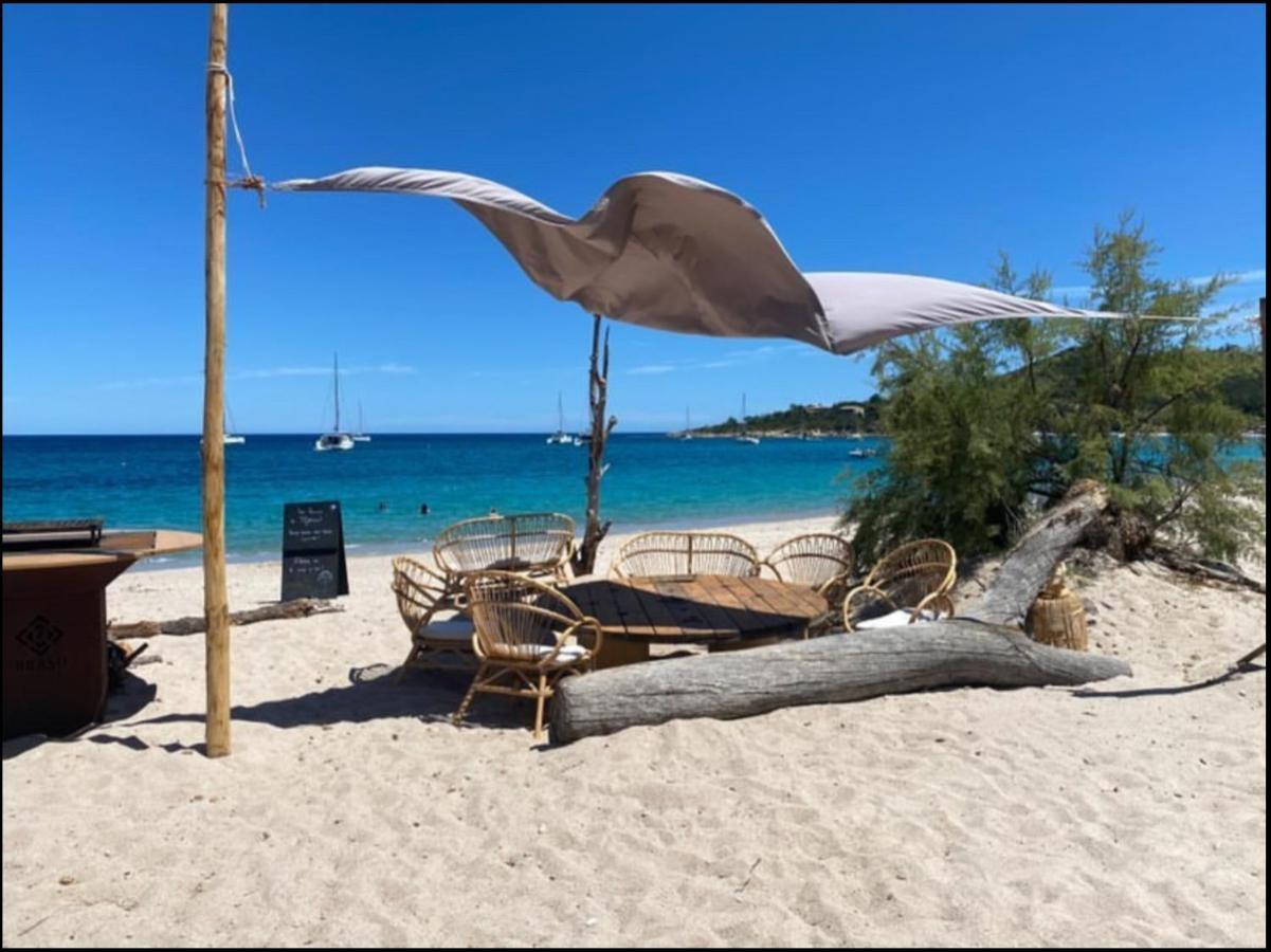 Les Lodges De La Plage U Dragulinu Sari-Solenzara Exterior foto